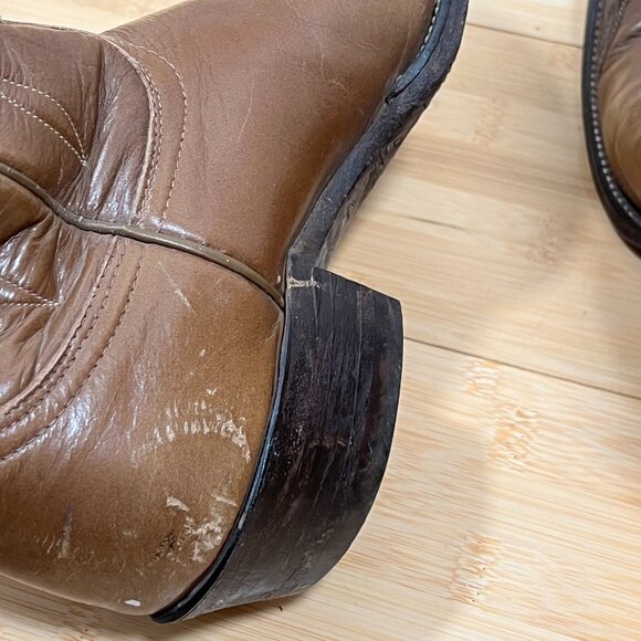 Vintage Tony Lama Black Label pre 1970 Boots Womens Size 7A - Picture 11 of 16